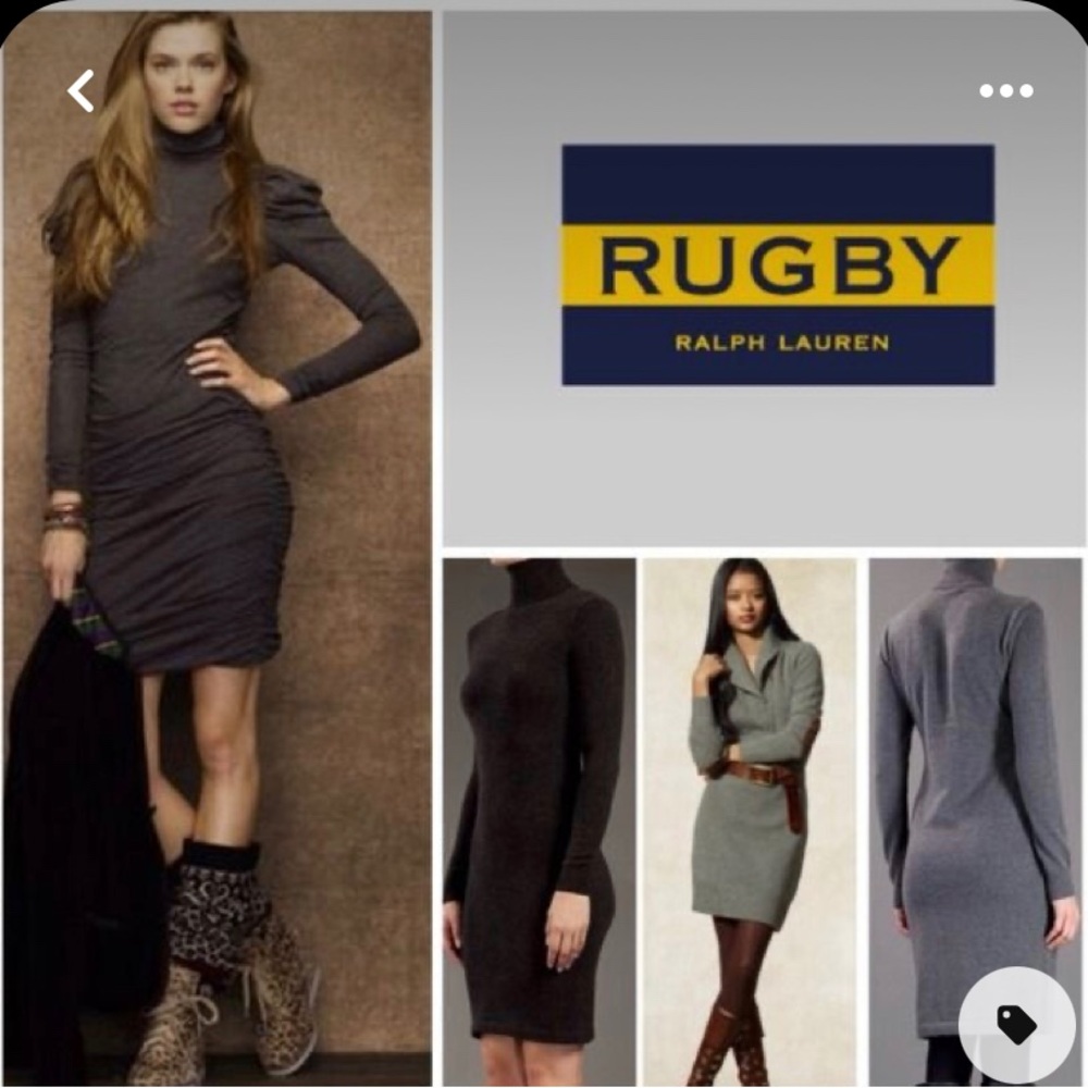 Ralph Lauren “Rugby” Stripe Sweater Dress Small